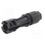 IS14242N Connector: solar; plug; male; IP67; for cable; crimped; 60A; 10mm2 fwRnkKJS-BWA_qSbfTbbrSnh8EPLztHiq1xZWe1pLNg