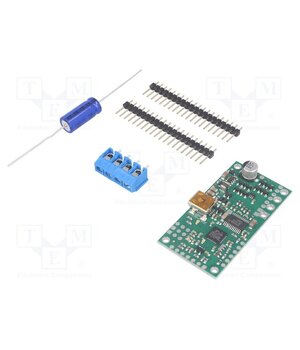 POLOLU-1373 DC-motor driver; 21.77kHz; PWM,RC,TTL,USB; 7A; Uin mot: 5.5÷30V vrpEZSIslQaptrBCBLroJXVeIqOT5vYm5Kp9yFhxOws