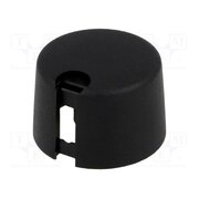A1024649 Knob; with pointer; plastic; Øshaft: 6mm; Ø24x16mm; black; push-in UMnsg8FqqPTPbepzIAUSE36CFgu07A0-nxv_qkyii_Y