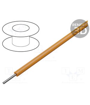 1561 OR005 Wire; HookUp Wire; 22AWG; wire; Cu; PVC; orange; 1kV; 30.5m; 100ft QtQeJmwrovj_zMuuHIlGQjR9zp5Ss1aJjz4_Q1jEQcs