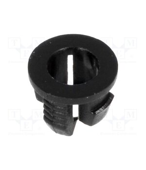 FIX-LED3-8 LED holder; 3mm; one-piece; black; UL94V-2; L: 4.6mm; polyamide RbMIQ3HiUy9DrQQ19uubsT6iiifEPWj4e2mm7QwZOMo