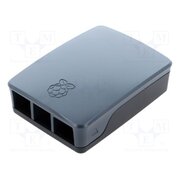 RPI OFFICIAL CASE FOR PI4 (BLACK/GREY) Accessories: case; Colour: black,grey; Enclos.mat: ABS tqddp4eIgvFusdqZ3Lpp861FP4JD54y2NDXAdnfHMt4