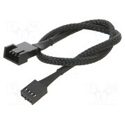 AK-CBFA01-30 Wire: for fan supplying; Plug: straight; 0.3m; extender T1oYGTG5dgkm3r1SxS2BNdxIH5Z0iMnLRs3IQhcX14A