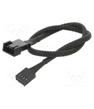 AK-CBFA01-30 Wire: for fan supplying; Plug: straight; 0.3m; extender T1oYGTG5dgkm3r1SxS2BNdxIH5Z0iMnLRs3IQhcX14A