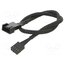AK-CBFA01-30 Wire: for fan supplying; Plug: straight; 0.3m; extender T1oYGTG5dgkm3r1SxS2BNdxIH5Z0iMnLRs3IQhcX14A