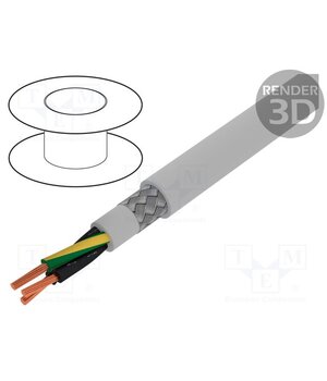 470031CY GE033 Wire; Pro-Met; 3G1mm2; shielded,tinned copper braid; PVC; 100m dh_3G3mdaJOOEhmALyYW5i4qNa_crxA_bnlt8gXpOuY