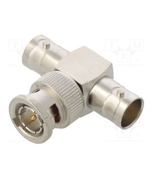 J01005A1238 T adapter; BNC socket x2,BNC plug; Insulation: PTFE; 75Ω; 4GHz mMUzL30sZ6q4uvwnx6HuMtXGv4OEuZIlLvXe5z_kq-o