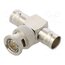 J01005A1238 T adapter; BNC socket x2,BNC plug; Insulation: PTFE; 75Ω; 4GHz mMUzL30sZ6q4uvwnx6HuMtXGv4OEuZIlLvXe5z_kq-o