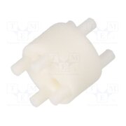455-290 Spacer sleeve; LED; Øout: 6.4mm; ØLED: 3mm,5mm; L: 7.4mm; white bJoBIEInvlXBTl-CDT_CiT4VJ7Ehl3ry99pWo4lzaHE