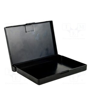 025-0004 Container: box; protective; ESD; black; polypropylene; 108x85x18mm 6brWLK06-OQ8suvMug1F8vyoLq_EPvESc4MEBgkkfzo