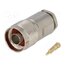 H3253B TEFLON Connector: N; plug; male; 1kV; straight; 50Ω; soldering,clamp; PTFE bU8lB8OQnHl1aIwPE3N76Q6BKTTZHC2xKB6gP22iPt0