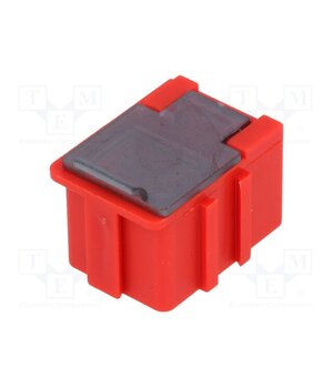 SMD-BOX N 1-11-6-6-1LS Container: box; with flap; ESD; red,transparent; 29.4x21.8x21mm sRkOD2-KfQlIkzBZsX1_NQ7-gNzYfIIQNNuX1Fv6PRg