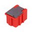 SMD-BOX N 1-11-6-6-1LS Container: box; with flap; ESD; red,transparent; 29.4x21.8x21mm sRkOD2-KfQlIkzBZsX1_NQ7-gNzYfIIQNNuX1Fv6PRg