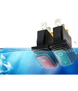 ROCKER SWITCH 15A/250V, 20A/125VAC, izturīgs pret atmosfēras iedarbību, ar vienu kontaktu, melns, ON-OFF

 CPR443+3.jpg