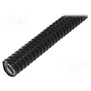 302.025.5 Protective tube; Size: 26; galvanised steel; black; Øint: 21mm 0R5fiifm8iJlBWnrWEs8QRbij-0_MokNGnZQZGI5WJE