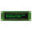 REC002002AGPP5N00100 Display: OLED; alphanumeric; 20x2; Dim: 116x37x9.8mm; green; PIN: 16 ptKhWgo9mtkEWA8Ug7bEilZ1f_iHDTeGhxCa0TXjJHg
