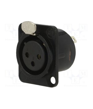 NC3FD-L-BAG-1 Connector: XLR; socket; female; PIN: 3; straight; with push button 4bYDfSzvyJ5pLMOzx9pOzHm11QV3OEpQusbZ8qavp9Y