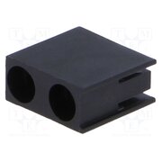 FIX-LED-306B LED housing; 3mm; polyamide; angular; black; UL94V-2; H: 9.6mm pes0ObJb9vYNXqraVfAr36qW88fOSMWCaYnx6iwgL9Y