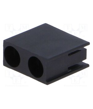 FIX-LED-306B LED housing; 3mm; polyamide; angular; black; UL94V-2; H: 9.6mm pes0ObJb9vYNXqraVfAr36qW88fOSMWCaYnx6iwgL9Y