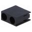 FIX-LED-306B LED housing; 3mm; polyamide; angular; black; UL94V-2; H: 9.6mm pes0ObJb9vYNXqraVfAr36qW88fOSMWCaYnx6iwgL9Y
