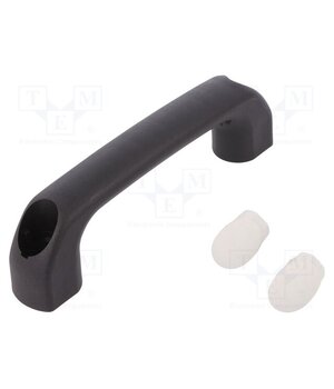 4.444.001-06 Holder; polyamide; black; H: 34mm; L: 120mm; W: 18mm; 530N; handle hg6ovX0BFElcZaSoz2Px2QUOxdd5wpWdgIwZdJFpk7I