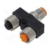 2785 T adapter; PIN: 5; IP67; Y; M12 male,M12 female x2; Polarisation: A voj3Jem_giAWZjFxE5oEUL0ylkGveASCpkv2PfF2Bdg