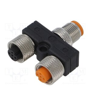 2785 T adapter; PIN: 5; IP67; Y; M12 male,M12 female x2; Polarisation: A voj3Jem_giAWZjFxE5oEUL0ylkGveASCpkv2PfF2Bdg
