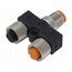 2785 T adapter; PIN: 5; IP67; Y; M12 male,M12 female x2; Polarisation: A voj3Jem_giAWZjFxE5oEUL0ylkGveASCpkv2PfF2Bdg