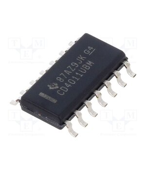 CD4011UBM IC: digital; NAND; Ch: 4; IN: 2; CMOS; SMD; SOIC14; 3÷18VDC; -55÷125°C 3ou5t2yGljYt58uQtpWaNYzv-oAgU8gpqTkpHhj2JHI