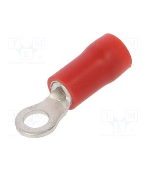 BM90107 Tip: ring; M3; Ø: 3.2mm; 0.25÷1.5mm2; crimped; for cable; insulated WxveRek_tyFx9gCIxl0jXpMxSQWDRqI7PlRC4K1O5Cc