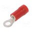 BM90107 Tip: ring; M3; Ø: 3.2mm; 0.25÷1.5mm2; crimped; for cable; insulated WxveRek_tyFx9gCIxl0jXpMxSQWDRqI7PlRC4K1O5Cc