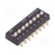 SDA08H1SBD Switch: DIP-SWITCH; Poles number: 8; OFF-ON; 0.025A/24VDC; Pos: 2 MrIUlHW76KmcXcPS79DKlku4J68svtEGTC2S3XkhibM