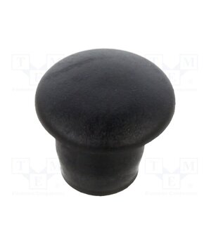 10060506 Stopper; H: 6.2mm; push-in; Flange dia: 7mm; black; 054047769903 HWVeX97YKJTcn0HyhzSh3PilTnVFwlUlXYNki2EjBbE
