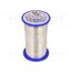 SCW-1.10/500 Silver plated copper wires; 1.1mm; 500g; Cu,silver plated; 59m TceDSJf-PYjr7bAsfv0x12CVGOefVdCkW94W9iUkQ1g
