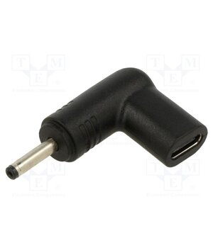 AK-ND-C06 Adapter; USB C socket,DC 3,0/1,0 plug; black; angular; 100W; 5A f7posymzLYQ1OyxPm0hqrJdppkZwP4IbJ9lVp3BRkV4
