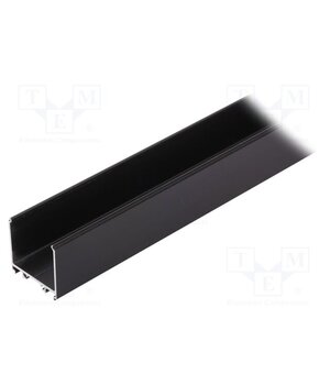 V3290021 Profiles for LED modules; black; L: 1m; VARIO30-08; aluminium 7iUV2o_bn-QE2tJqFpYM3cCVFII1N0w2IcknHTJK30g