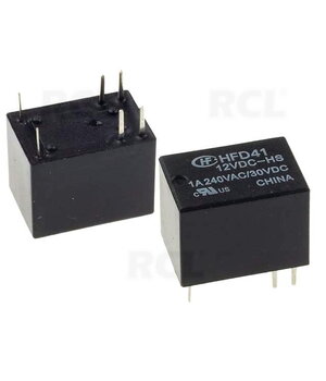 Relē 12V 1A/30VDC SPDT, 12,5x11x12mm

 RL1201H.jpg