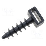 CH-6 Peg; polyamide; UL94V-2; black; H: 24.7mm; H1: 6.3mm; L: 12.5mm LjwjKJ5_CFo3O3TtnpqCGaoYJqAtUT1MhTzZd9Hsp6w