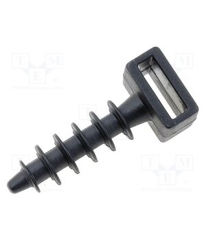 CH-6 Peg; polyamide; UL94V-2; black; H: 24.7mm; H1: 6.3mm; L: 12.5mm LjwjKJ5_CFo3O3TtnpqCGaoYJqAtUT1MhTzZd9Hsp6w