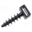 CH-6 Peg; polyamide; UL94V-2; black; H: 24.7mm; H1: 6.3mm; L: 12.5mm LjwjKJ5_CFo3O3TtnpqCGaoYJqAtUT1MhTzZd9Hsp6w