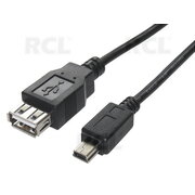 USB A (F) <-> mini USB (M) kabelis, 1 m

 CKAK161_1KL.jpg