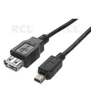 USB A (F) <-> mini USB (M) kabelis, 1 m

 CKAK161_1KL.jpg