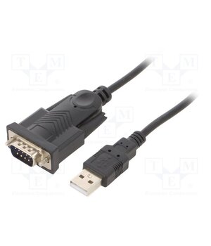 UAS-DB9M-02 USB to RS232 converter; D-Sub 9pin plug,USB A plug; 1.5m; black xIxpUkF2b-V2vm63ACl6pXU9AOcJmcqClxxIq1ME5bE