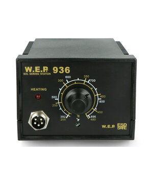 Lodēšanas stacija WEP936 40 W 200–480 °C, ātra uzsildīšana, ESD

 ILITK936W+1.jpg