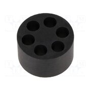 HELUTOP HT-MFDE M32 6X6 Insert for gland; 6mm; M32; IP68; NBR caoutchouc; Holes no: 6 9_ZuyU7bWIqiNdhBpcbC1bxRXh5TskcwVsdYTbf6Ts8