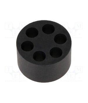 HELUTOP HT-MFDE M32 6X6 Insert for gland; 6mm; M32; IP68; NBR caoutchouc; Holes no: 6 9_ZuyU7bWIqiNdhBpcbC1bxRXh5TskcwVsdYTbf6Ts8