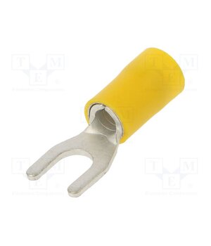 BM90326 Tip: fork; M5; Ø: 5.3mm; 4÷6mm2; crimped; for cable; insulated t7eKfqdPqzuS727Xv_mbmCiqbLm0fsVygKgrdSYffnw