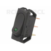 ROCKER SWITCH 25A 12VDC, ar zaļo LED apgaismojumu, ON-OFF

 CPR4374Z.jpg