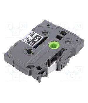 TZE-315 Tape; 6mm; 8m; black; Character colour: white; laminated,glued 72OSgjAP9TK8YsABmO2nGzGot55irrlQIMPdXsVY_4g