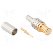 919-386P-51S Connector: MCX; plug; male; straight; 50Ω; crimped; for cable; PTFE OYKs_7HjQppMQWiqbElWdZN_EdNOpEqhy7o3K3hkkBA